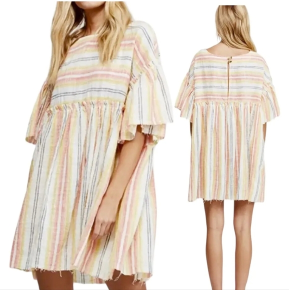 Free People Summer Nights Oversized Mini Dress - Picture 4 of 9